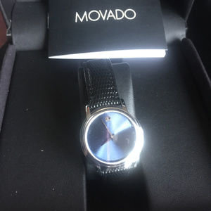 movado museum classic blue dial